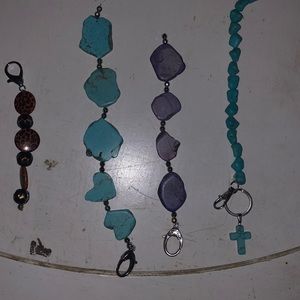 Homemade keychains, can also clip to your purse, and wallet!